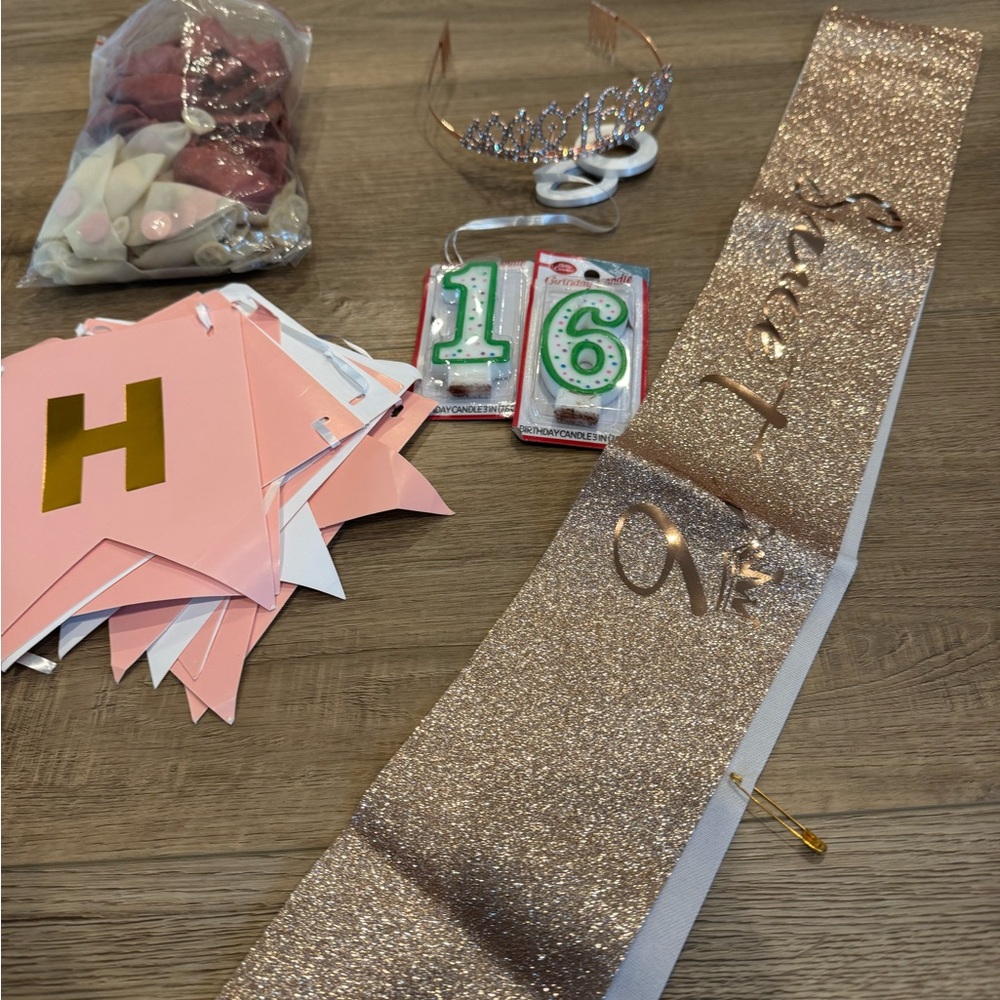 16th birthday decorations